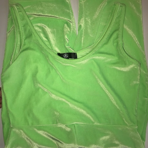 Missguided Other - Neon jumpsuit (shorts)